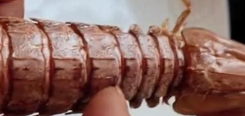 海边人吃皮皮虾，找到壳上的“拉链”，3秒就剥好，技术堪称一绝